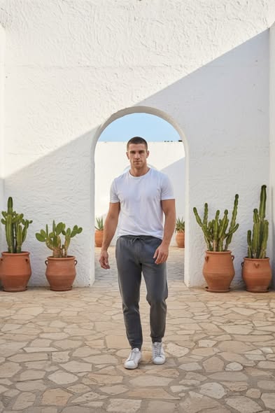 MEN'S PUMA GREY SWEATPANTS SIZE M