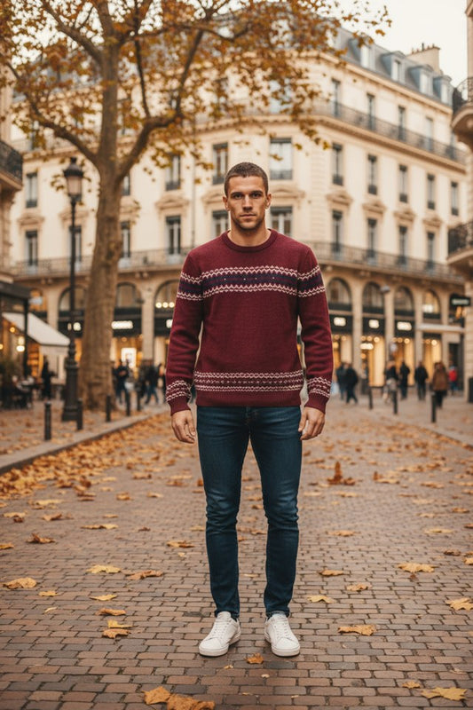 TOMMY HILFIGER RED SWEATER XXL