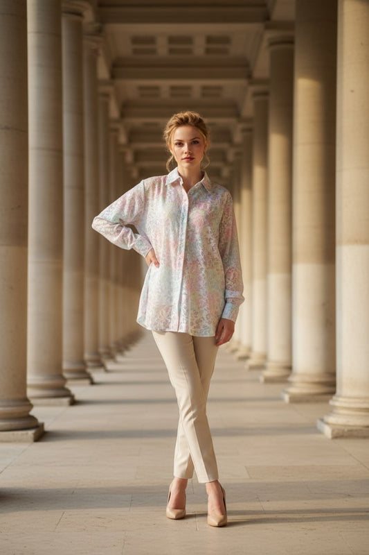 PASTEL MULTI PINK TOP SIZE XL