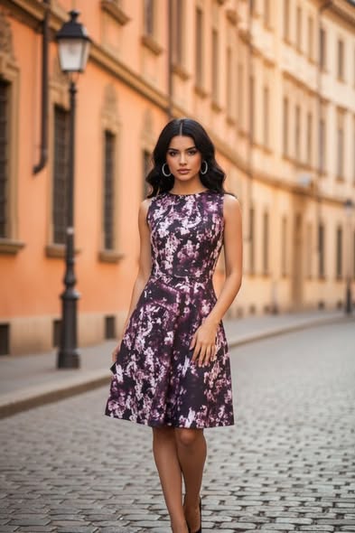 JENNIFER LOPEZ FLORAL DRESS SIZE 4