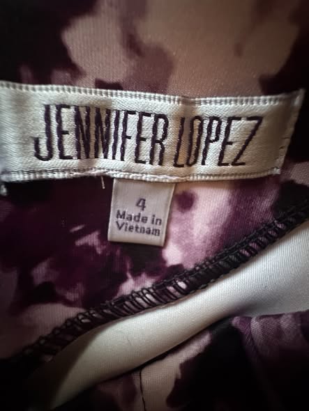 JENNIFER LOPEZ FLORAL DRESS SIZE 4