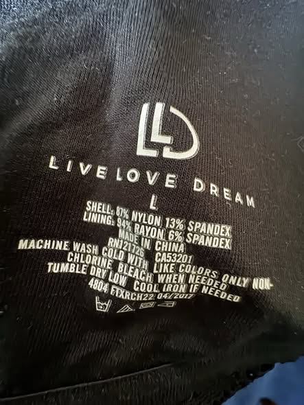 BLACK LACE CAMISOLE SIZE L