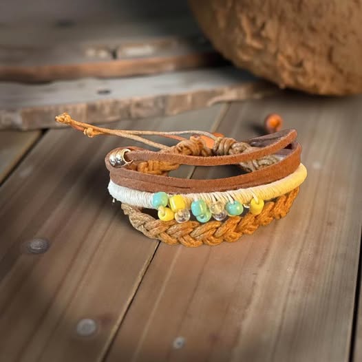 LEATHER PULLCORD BRACELET - Beauty&Beyond
