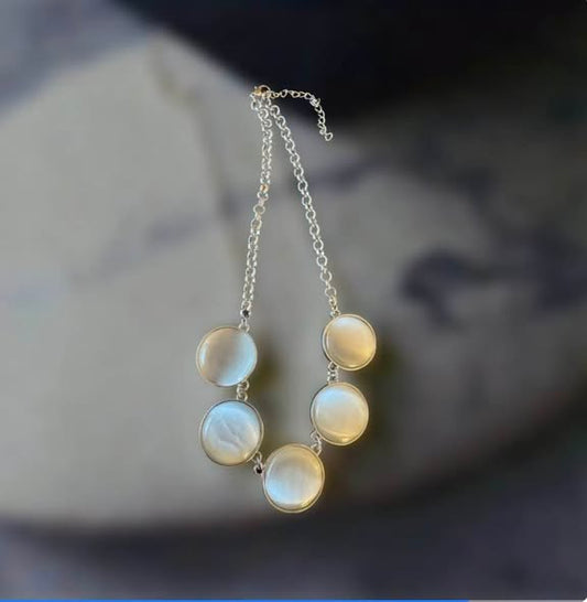 MOTHER OF PEARL NECKLACE - Beauty&Beyond