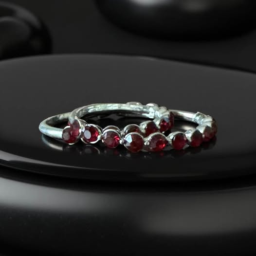 RUBY RED HOOPS