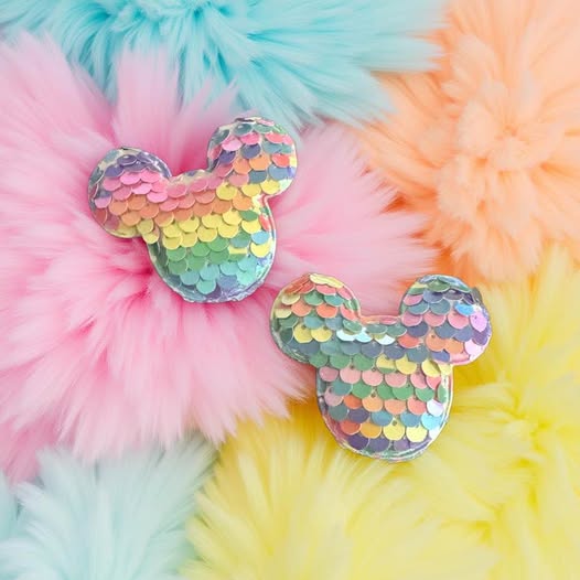 MICKEY HAIR BARRETTS (PAIR)