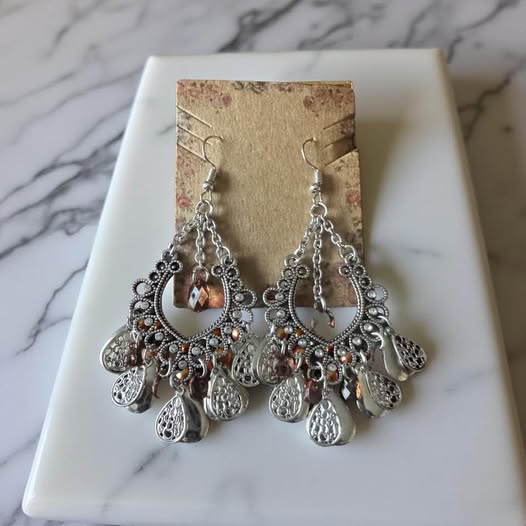 ANTIQUE DANGLY EARRINGS