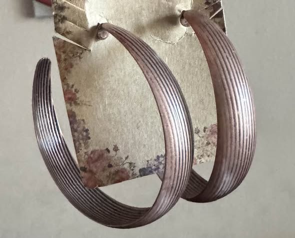 COPPER GYPSY HOOPS