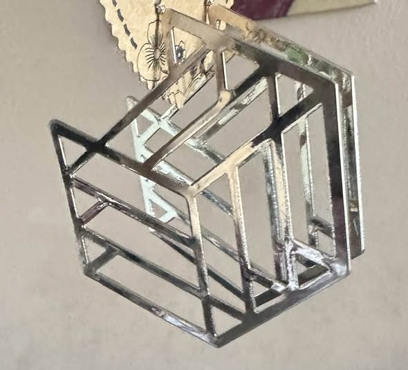 Modern Geometric Hexagon Earrings