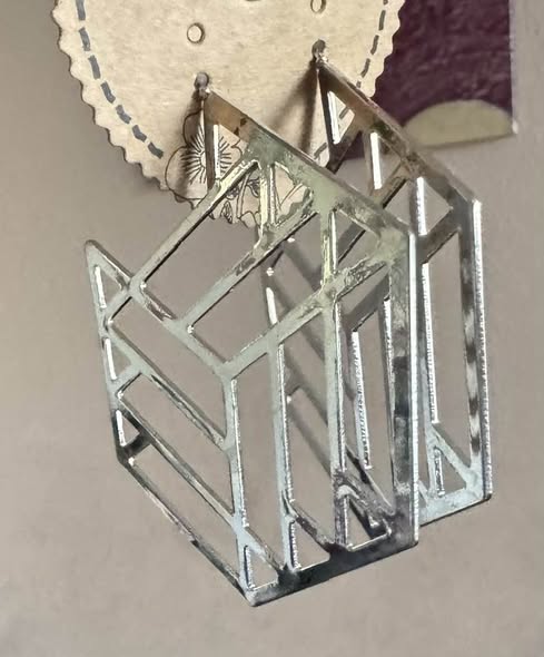 Modern Geometric Hexagon Earrings