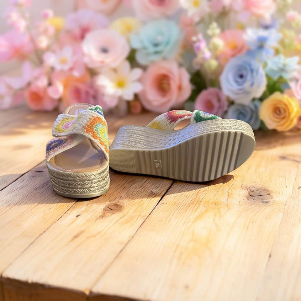 CROCHET SUMMER SHOES SIZE 5.5 - Beauty&Beyond