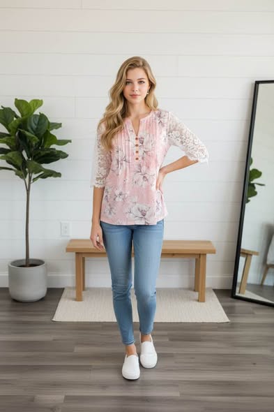NORACORA FLORAL BLOUSE SIZE M - Beauty&Beyond