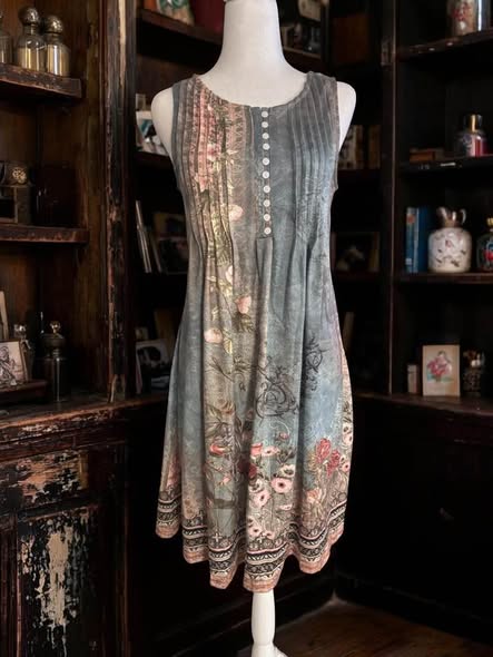 Nora Cora Sleeveless Floral Dress – Size S