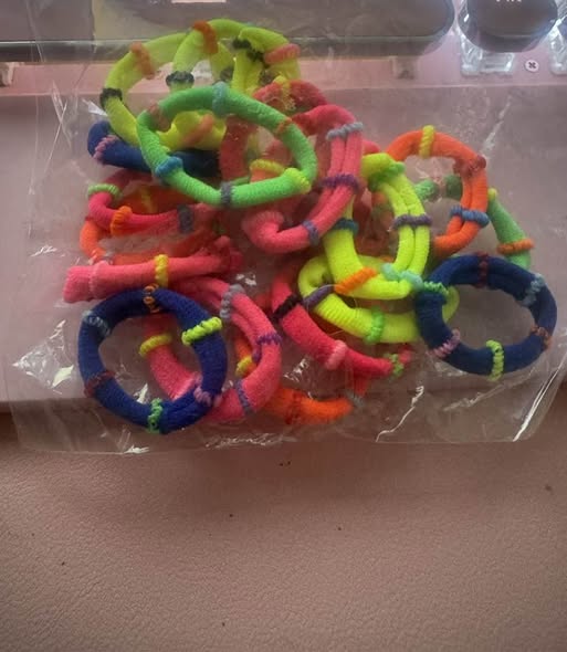Neon baby hair ties - Beauty&Beyond