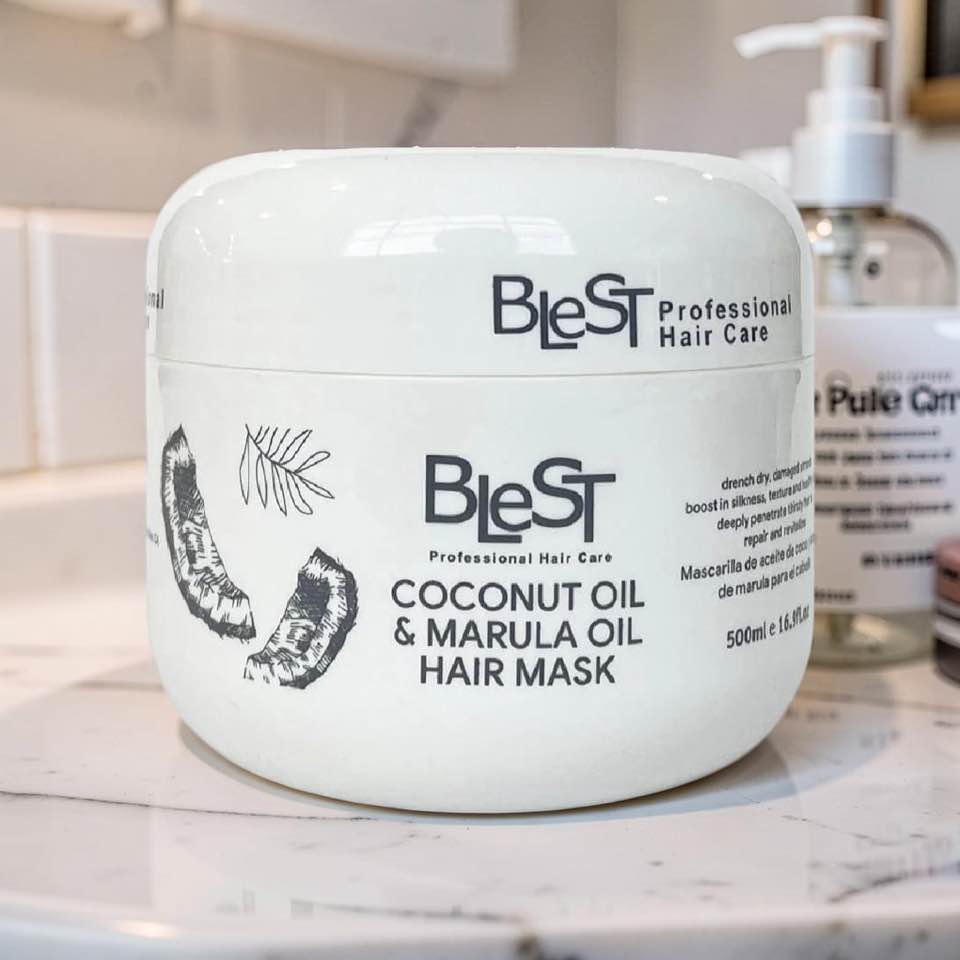 BleST Coconut Oil & Marula Oil Hair Mask – Deep Conditioning Treatment - Beauty&Beyond