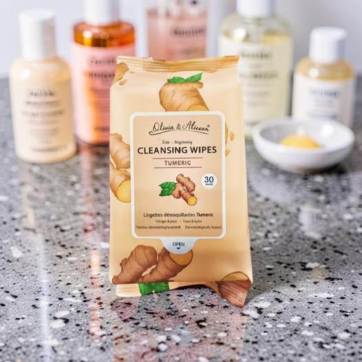 Turmeric Cleansing Wipes (30 Count) - Beauty&Beyond