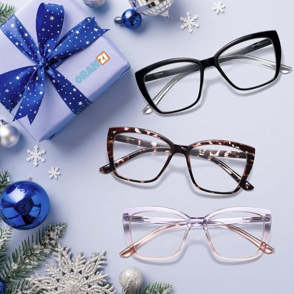 Oversized Cat Eye Reading Glasses – Blue Light Blocking (3-Pack | +2.5 Strength) - Beauty&Beyond