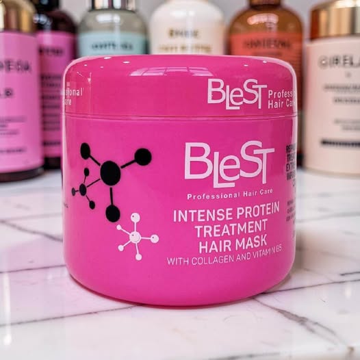 Blest Intense Protein Treatment Hair Mask – With Collagen and Vitamin B5 - Beauty&Beyond