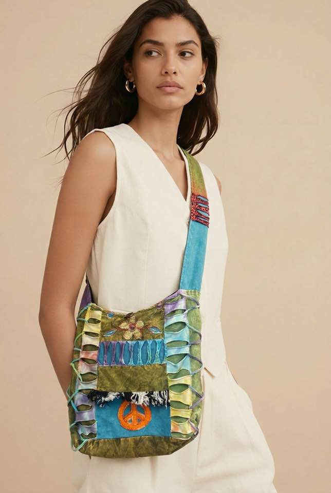 BOHO PATCH BAG - Beauty&Beyond