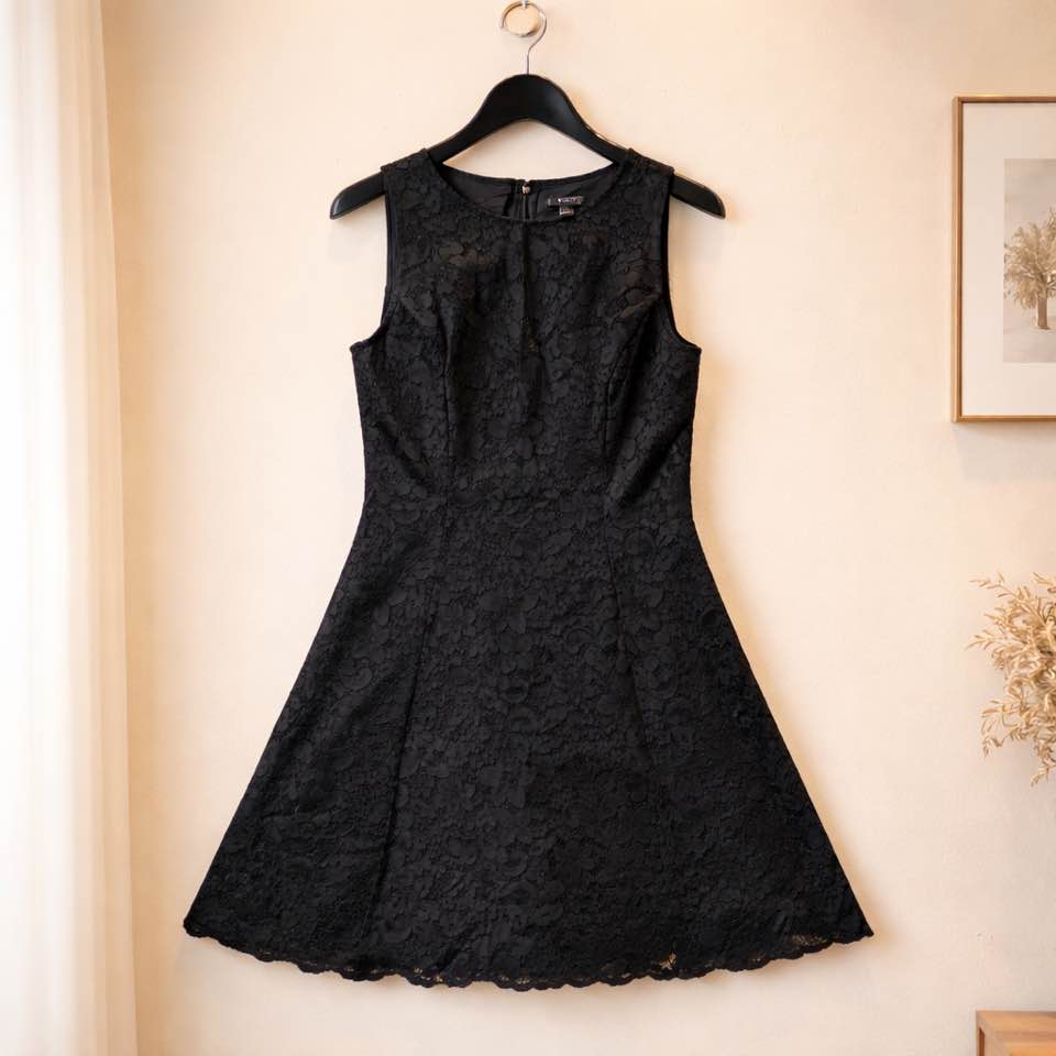Ann Taylor Black Lace Dress – Size 8P - Beauty&Beyond