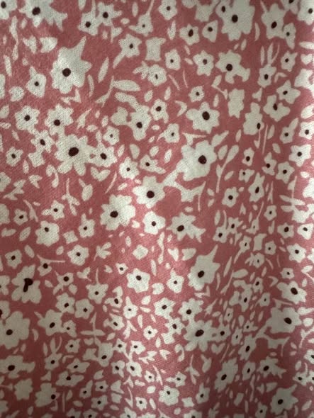 Pink Floral Midi Dress