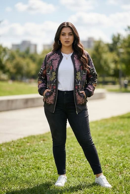FLORAL JACKET SIZE XL - Beauty&Beyond