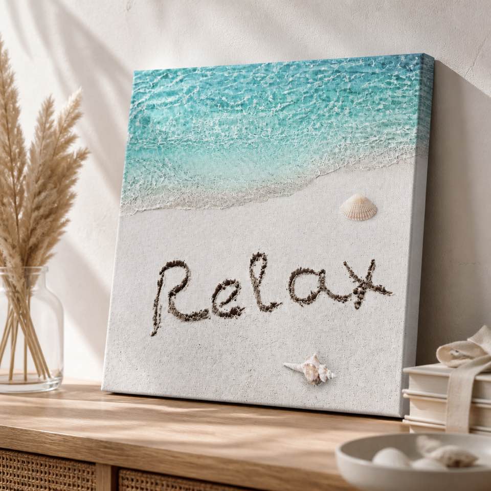 Relaxing Coastal Beach Canvas Wall Art Set - Beauty&Beyond