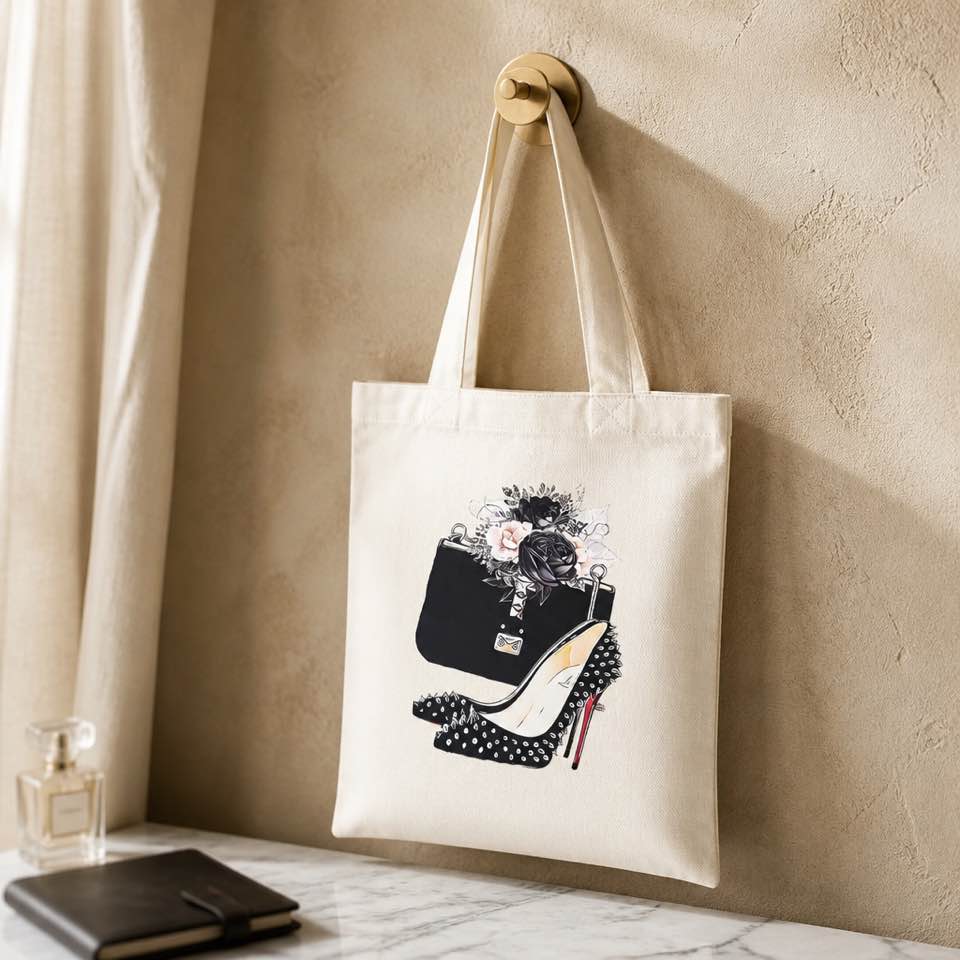 Black Fashion Tote Bag - Beauty&Beyond