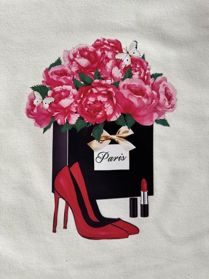 Red Paris Tote Bag - Beauty&Beyond