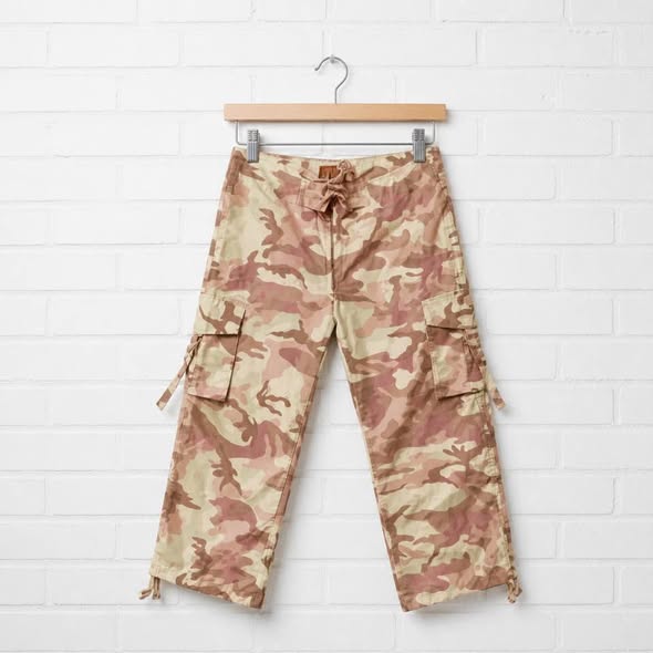Pink/White Camo Capri - Beauty&Beyond
