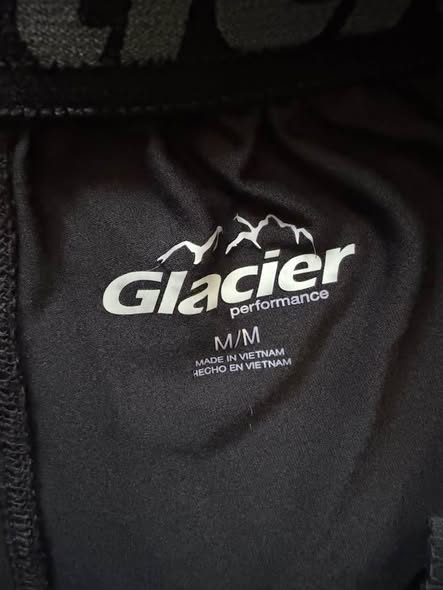 Glacier Performance Men's Black Athletic Shorts Size M Drawstring Pockets