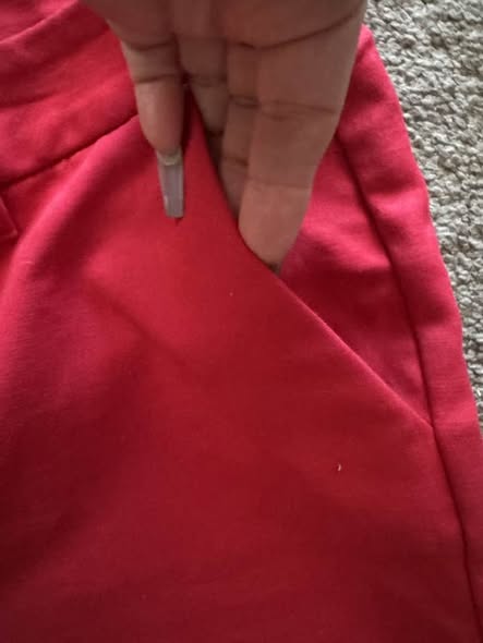 Old Navy Women's Straight Ankle Pants Size 6 Pink Stretch Career Casual