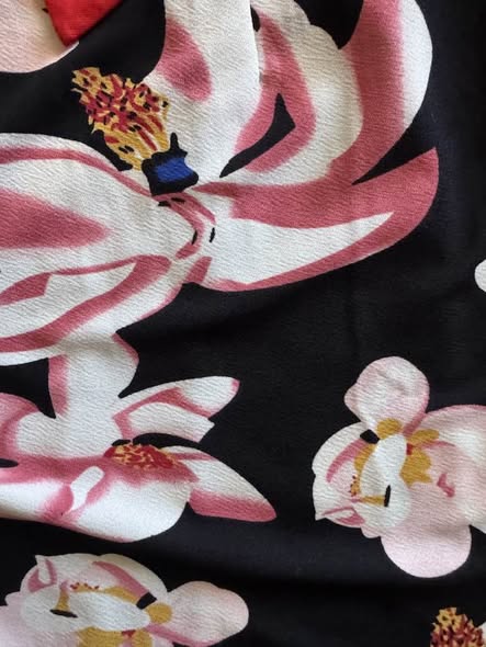 Homeyee Women's Red Floral Sheath Dress Sleeveless Office Career Size S NWT