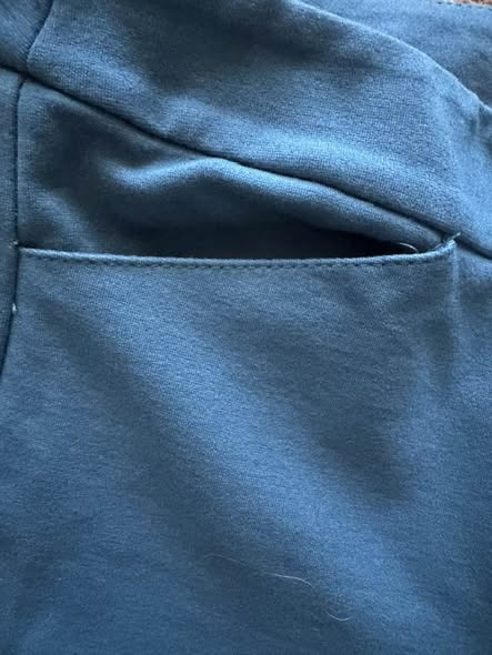 White House Black Market Women's Blue Ankle Dress Pants Size 2 Side Slit Career Office Stretch