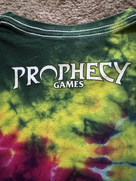 Starsiege Raiders Tie Dye Graphic T-Shirt Men's Medium Gildan Softstyle Short Sleeve