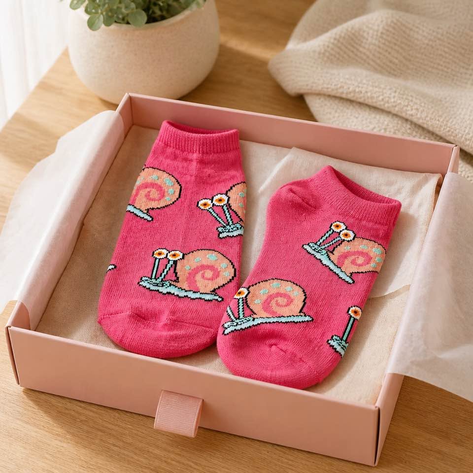 6 Pairs Novelty Cartoon Character Low Cut Ankle Socks Women's Size 4-10 New