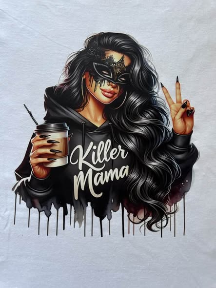 Killer Mama Graphic T-Shirt – Size Medium