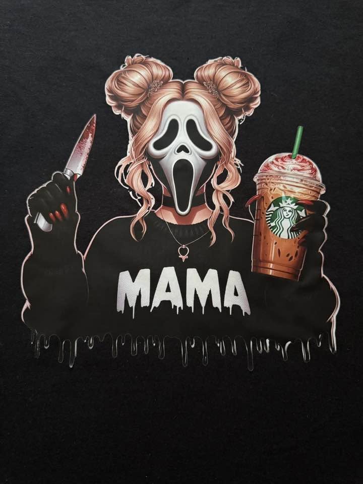 Mama Horror-Inspired Graphic T-Shirt Size Medium
