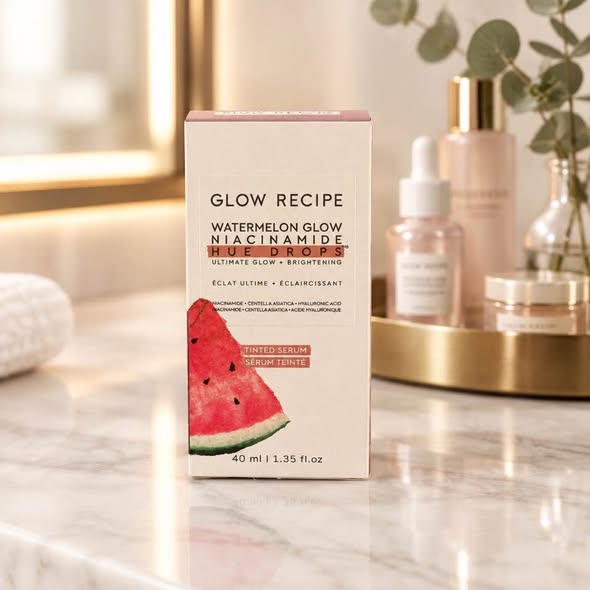 Glow Recipe Watermelon Glow Niacinamide Hue Drops – Tinted Glow Serum 40ml / 1.35 fl oz