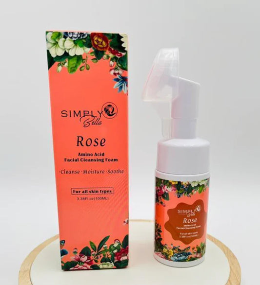 Rose Amino Acid Facial Cleansing Foam