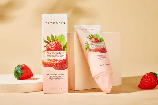 Wiped Strawberry Hand Cream with Shea Butter
