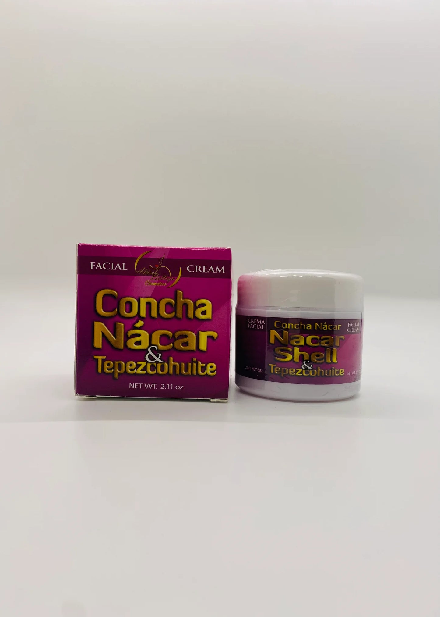 Crema de Concha Nácar con Tepezcohuite 60g