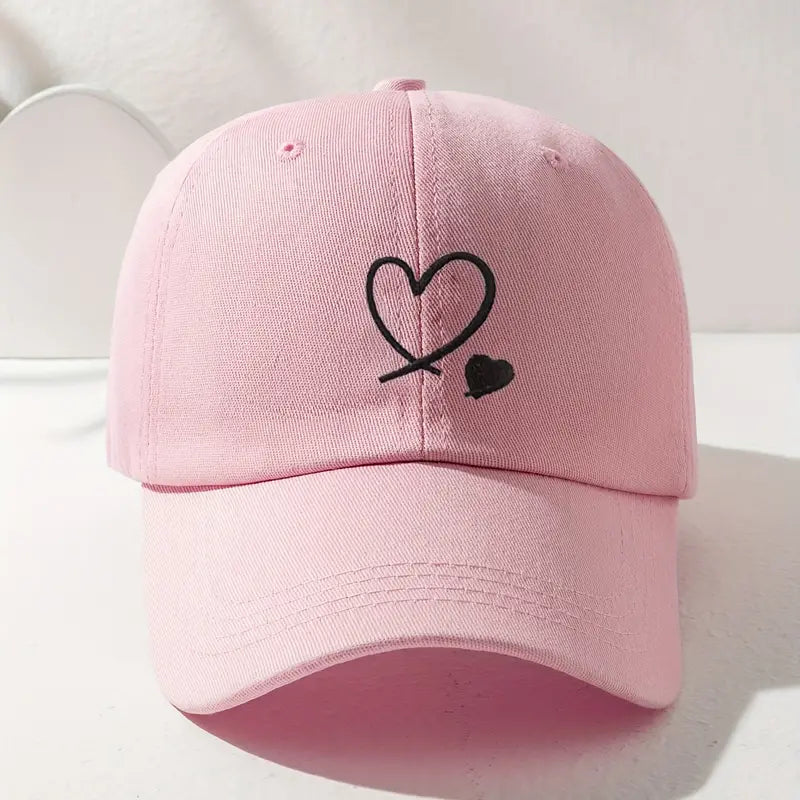 Heart Pink Baseball Hat