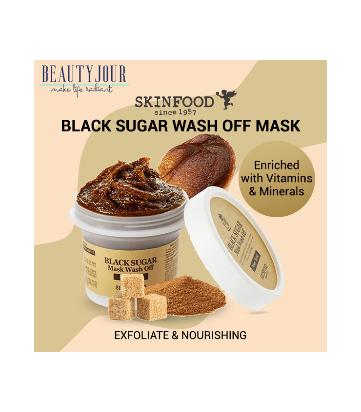 Black Sugar face Mask Wash Off - Beauty&Beyond