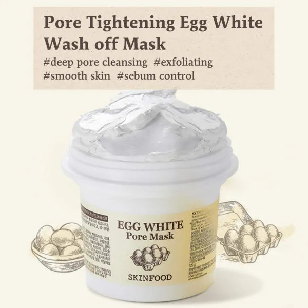 Egg Whit Pore Mask - Beauty&Beyond