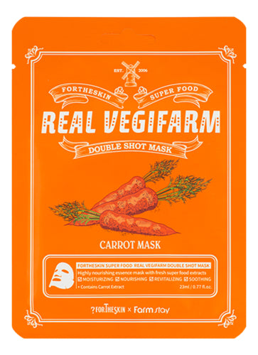 Sheet Mask Carrot Double Shot - Beauty&Beyond